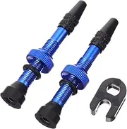 Anneome Road Bike Tubeless Valve Stems 1 Pair French Bicycles Valves Bike Vacuum Nozzle Cycling Accessories