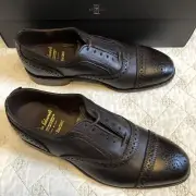 Allen Edmonds Bartlett BNIB Brown Cap Toe Brogue Oxfords 6.5E MSRP ($545) USA