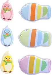 Kids Bath Sponge, Soft and Absorbent Kids Sponge, Super Absorbent Kids Sponge, Reusable Bath Sponge for Bathing, Sensitive Skin, Kids