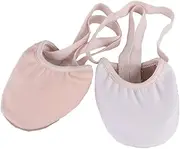Ipetboom Dance Shoes Half Toe Shoes for Ballet Yoga Non-slip Breathable Elastic Band Size 41 Easy to Wear