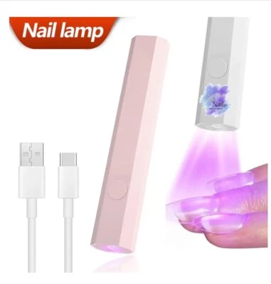 Mini Nail Lamp UV LED Light Portable Polish Gel Dryer Curing Lamp Handheld