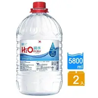 在飛比找momo購物網優惠-【H2O】water純水5800mlx2入/箱