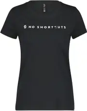 Scott No Shortcuts, t-shirt women , color: Black/White , size: XL