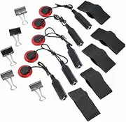 Parliky 5pack Guitar Violin Viola Banjo Sound Absorbing Pickup Interference Piezo Microphone Mounting Clips Included