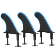 3Pcs Soft Surfboard Fins Softboard Paddle Board Fins for Outdoor Surfing W4W9