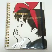 Studio Ghibli Kiki's Delivery Service Rollbahn Memo with Pocket L Notebook New