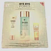 IT Cosmetics Bye Bye Pores Skin-Mattifying, Priming & Hydrating Trio-New in Box