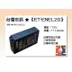 【亞洲數位商城】台灣世訊ET-ENEL20 副廠電池（相容 NIKON EN-EL20 電池）