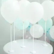 20 pcs 17" tall White Balloon Sticks Column Flower Stand Holders Decorations
