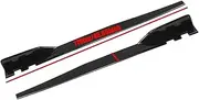 1.2m Side Skirt Extensions Universal Car Side Skirts Winglet Lip Compatible for BMW F30 F80 M3 F82 320i 325i 330i G30 G31 F10 F11 Body Kit(Black)
