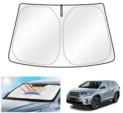 WindScreen Sun Shade for Toyota Kluger 2014-2021 Blocks UV Rays Sun Visor Protector Foldable Sunshade