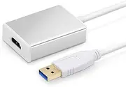 USB 3.0 to HDMI, HD 1080P Video Audio Display Graphics Cable Adapter Converter for HDTV TV Windows 7/8/10 PC (Not Support Mac/Vista)