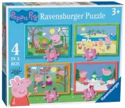 Peppa Pig Jigsaw Puzzles Set of 4 Fun Seasonal Learning for Ages 3 and Up