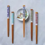 日式筷子尖頭極細家用高檔實木無漆無蠟木質防滑餐廳料理壽司筷子