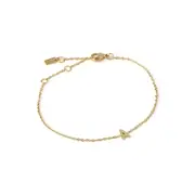 Mini Initial Gold Bracelet