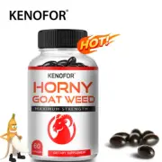 Horney Goat Weed for Men & Women-with Maca, Saw Palmetto, Ginseng, L-Arginine