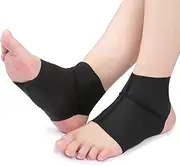 CIADAZ 1 Pair Arch Support Brace with Gel Ankle Protector Flat Foot Socks with Gel Inserts Insole Cushion for Ankle Arch Pain Relief