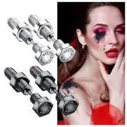 Fashion European And American Stainless Steel Titanium Steel Screw Earrings