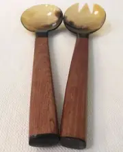 Spoon and Fork Serving Set Handcrafted NEW WITH TAGS Salad and Dining Serving