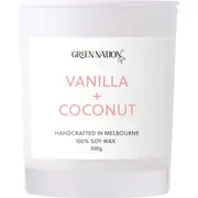 Green Nation Vanilla & Coconut Soy Wax Candle each