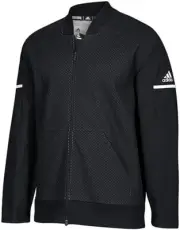 ADIDAS WOMEN'S TEAM SQUAD BOMBER JACKET CLIMALITE SPORT LIMITED EDITIO BLACK NEW
