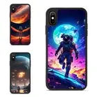 Martian Astronaut Space For iPhone XS 11 12 13 14 15 16 Pro Max Fitted Case Skin