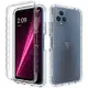 360°防摔手機殼 T-Mobile Revvl6 5G透明硬硅膠保護殼全包防護套