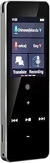 Smart Language Translator Device,Two-Way Multi Language Translator Device with Real-Time Voice, Recording, and Photo Translations,Instant Travel Communicator,USB Rechargeable Needed Efficency FANDIAO