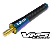 NEOCHROME CARBON FIBER SHORT SCREW IN ANTENNA 3" FOR 12-15 CHEVY SONIC AVEO