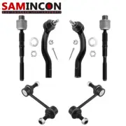 6PCS Front Inner Outer Tierod Sway Bar End Link For 07-14 Ford Edge Lincoln MKX (for: Ford)