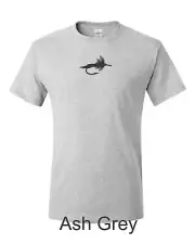 Fly fishing Dry Fly Drawing Printed on Men's Shirt. FREE SHIPPING !!!