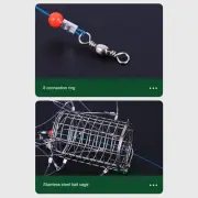 8 Loops Crab Trap Cylindrical Crab Snare Crab Trap With 8 Loops For Fishing FF