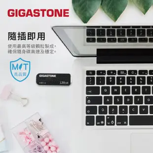 【GIGASTONE】USB3.2 黑色格紋隨身碟256G/128G/64G/32G｜台灣製造/USB3.0/32GB