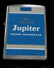 ZIPPO 2000 JUPITER CIGARETTES TOBACCO TIN SERIES LIGHTER UNFIRED IN BOX X934