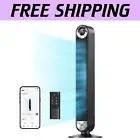 Whisper-Quiet 90° Oscillating Bladeless Floor Fan - Alexa/Google Enabled