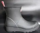 Hunter Play Short Women's Boots, Black, Size 7 (W-S2020RMA)