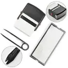 Inking Stamp Custom Personalised Self Rubber Kit Set Business Name Making Gifts