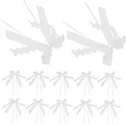 Elegant Ribbon Bows Pcs Mini Bows for Cake Wedding Decorations for Craft DIY Projects