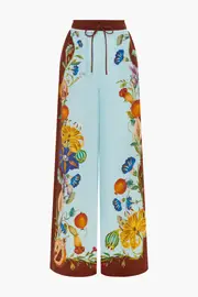 DAHLIA FLORAL LINEN PANT