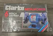 VINTAGE CLARKE METALWORKER 6" BENCH GRINDER NEVER OPENED