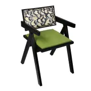 1X Dining Chair Retro Backrest Chair
