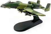 Replica Pre-Build Aircraf Diecast Metal 1/100 Scale for A10Attack Camo Color Fighter Replica Military Aircraft Model Collectible Display Collection Gift Display