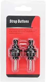 zaqwsx Guitar Strap Locks,Quick Release Strap Lock Retainer System,Guitar Strap Lock for Electric,Bass,Acoustic Guitar B