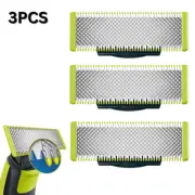 3Pcs Blades Replacement Head for Philips Norelco OneBlade QP2520 QP6510 QP6520