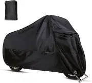 1 PC Motorcycle Cover, 96.4" X 41.3" X 49.2" Waterproof Dustproof Sun-Proof Clot