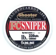 SUNLINE fluorocarbon line shooter sniper 300m 6lb natural clear