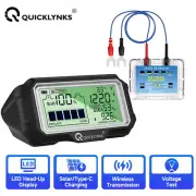 QUICKLYNKS 12V Car Battery Tester Monitor Head Up Display Battery Health Tester