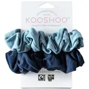 Kooshoo Plastic-Free Scrunchies - Evening Sky