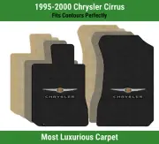 Lloyd Luxe Front Carpet Mats for '95-00 Chrysler Cirrus w/Chrysler w/ Wings 1 (for: Chrysler)