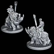 Bounty Hunter Rider - Novus Landing - Starfinder - Cyberpunk - Science Fiction -